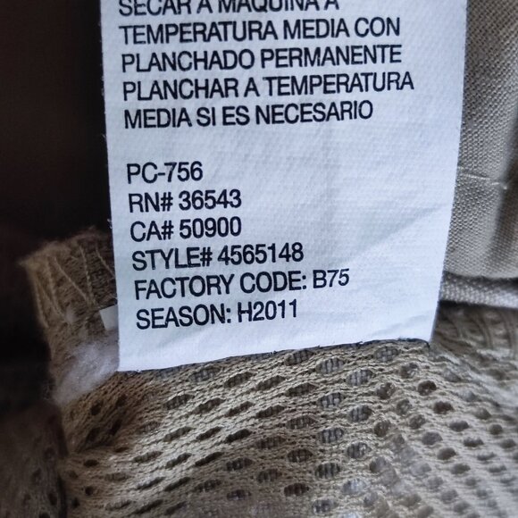 Izod X.F.G flat front Golf shorts light brown grey checkered men's size 36 - Picture 7 of 13